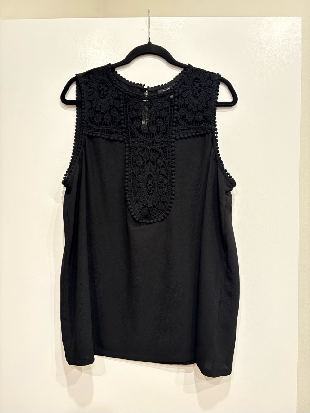 Halogen Black Sleeveless Top - XXL - Excellent Condition